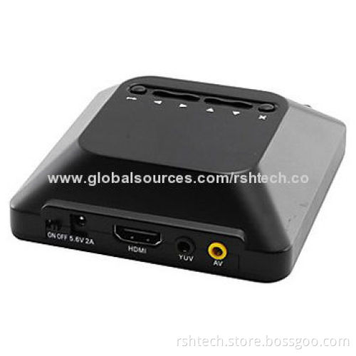 3D HDD 1,080P Media Players, Supports Plug-and-play Function, USB Storage